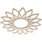 Ekena Millwork Daisy Wood Fretwork Pierced Ceiling Medallion, Alder, 36"OD x 13 7/8"ID x 3/8"T CMWP36X36X0375DAAL - alternate 5